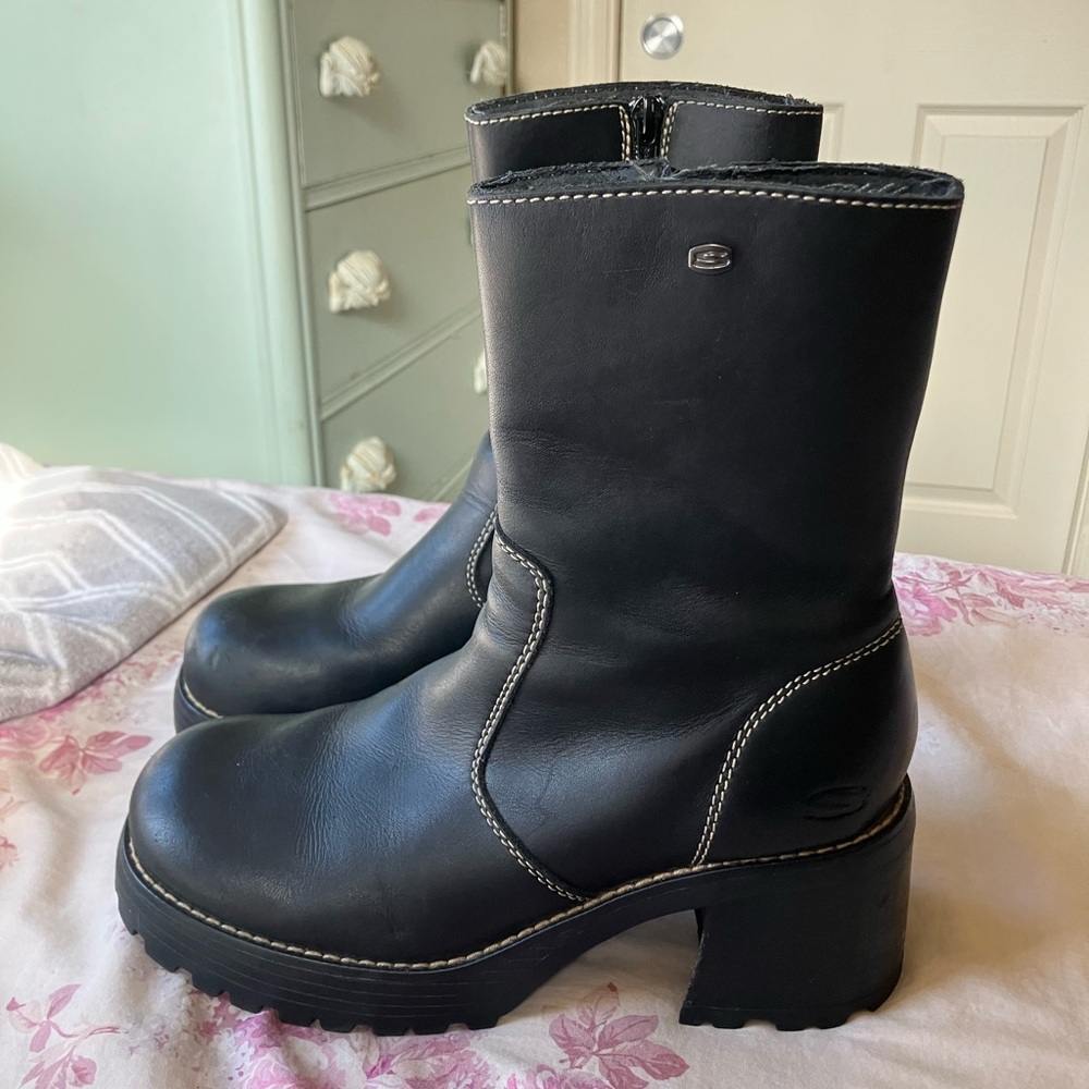 Vintage Skechers leather boot 😎